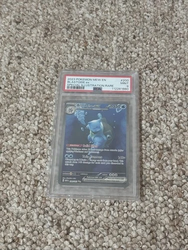 PSA 9 - Blastoise ex SIR #200 - 2023 Pokemon MEW EN