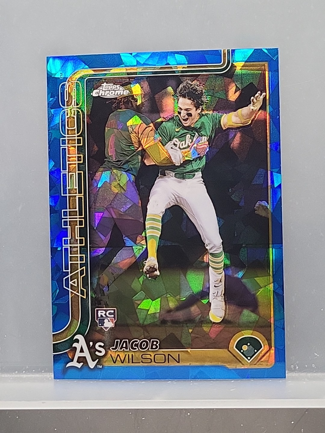 2025 Topps Chrome Sapphire Jacob Wilson SP Image Variation Rookie