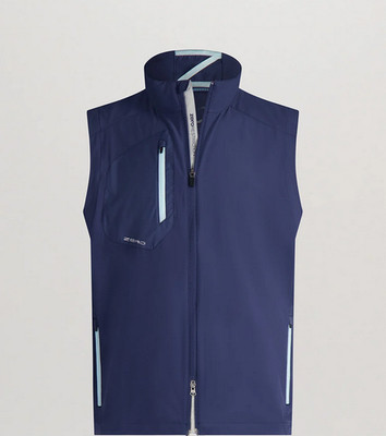 New Zero Restriction Z700 Full Zip Vest Navy Pick Size