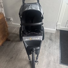 Out N About Nipper Sport V4 Running Buggy/ Pushchair Steel Grey