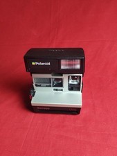 Vintage Instant Film Polaroid Sun 600 LMS Land Camera With Strap Untested