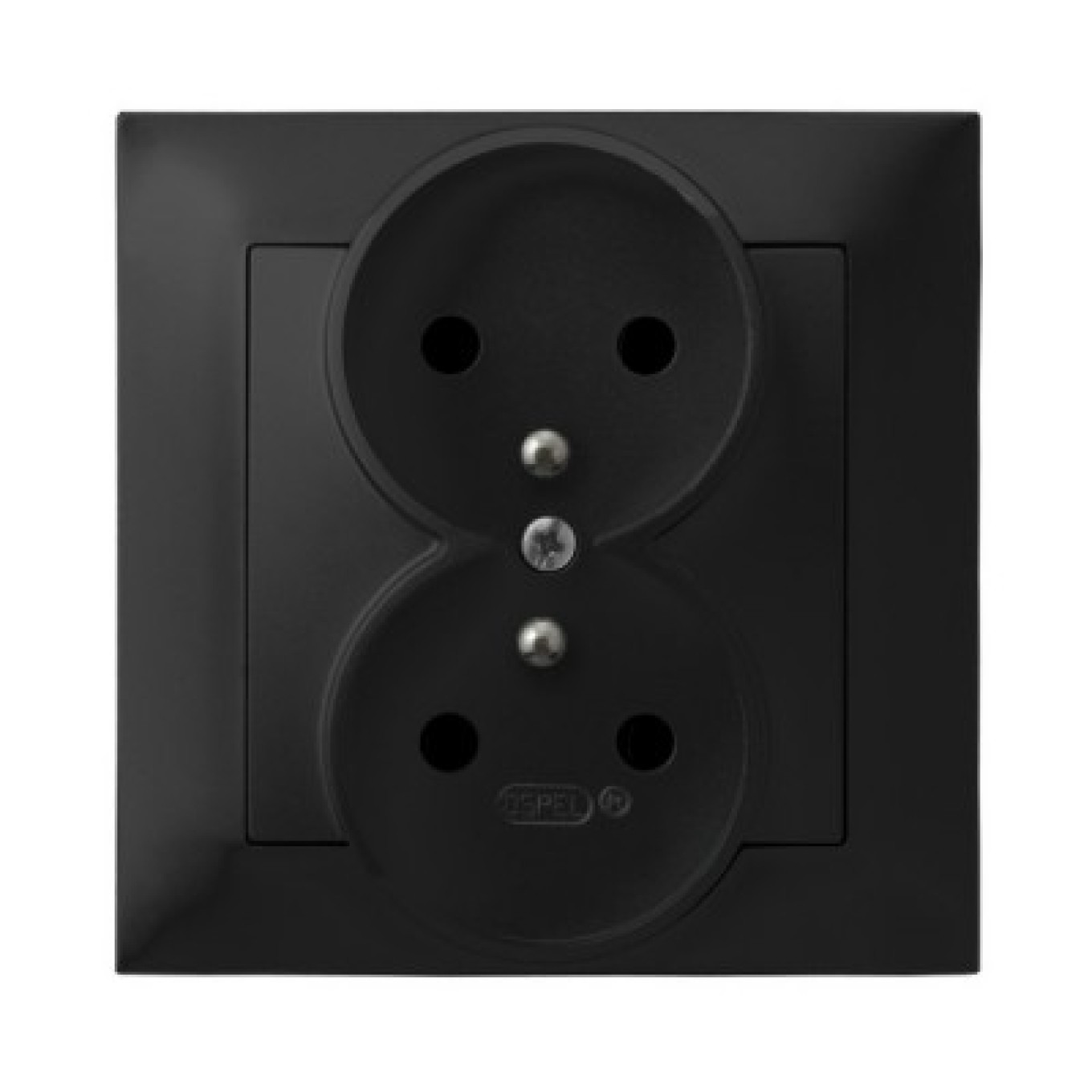 Double Socket with Grounding Complete with Impression GP-2YZ/33