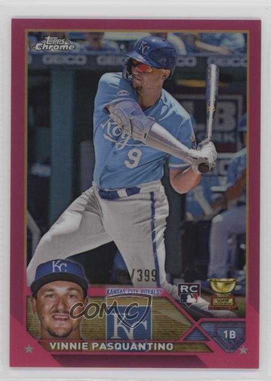 2023 Topps Chrome Magenta Refractor /399 Vinnie Pasquantino #119 Rookie RC 4g8