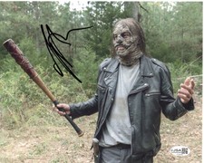 Jeffrey Dean Morgan signed 8x10 Photo Negan Smith The Walking Dead TWD JSA