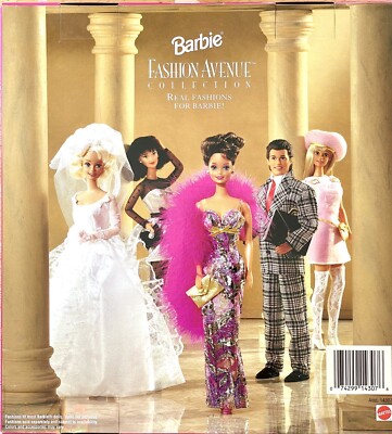Barbie glitter velvet evening gown, big shoulders Deluxe Fashion Avenue 1996 New | eBay Barbie glitter velvet evening gown, big shoulders Deluxe Fashion Avenue 1996 New | eBay
