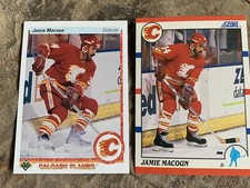 Jamie Macoun Hockey Cards. Calgary Flames