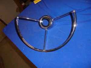 Details About 1960 Ford Falcon Fairlane Steering Wheel Inner Trim Horn Ring C0df 131800