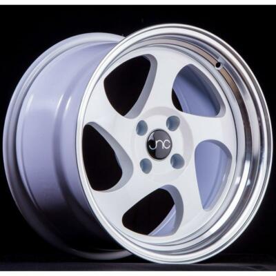 JNC 034 White Machined Lip 16x8 4x100 +25 Wheel/Rim | eBay