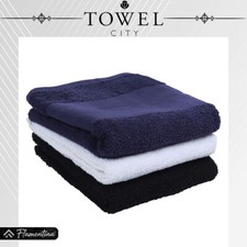 Towel City Heavyweight Hand Towel Printable Border Hanging Loop Deep Pile