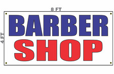 Barber Shop Banner Sign 4x8