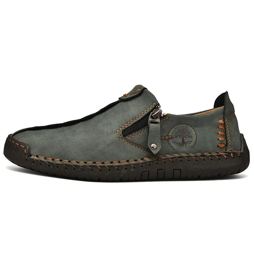 Herren Lässige Leder weiche Sport Walking Schuhe Mokassins Schuhe Sportschuhe - Bild 15 von 31