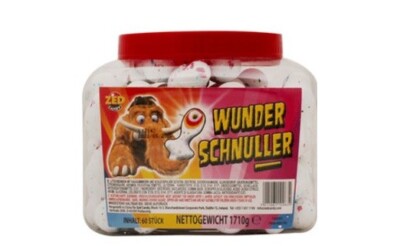 1 Dose DOK Wunder-Schnuller a 1710 g Lutschbonbon mit Kaugummikern #