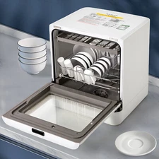 Countertop Portable Dishwasher Compact Dishwasher Screen with 4 Washing Programs