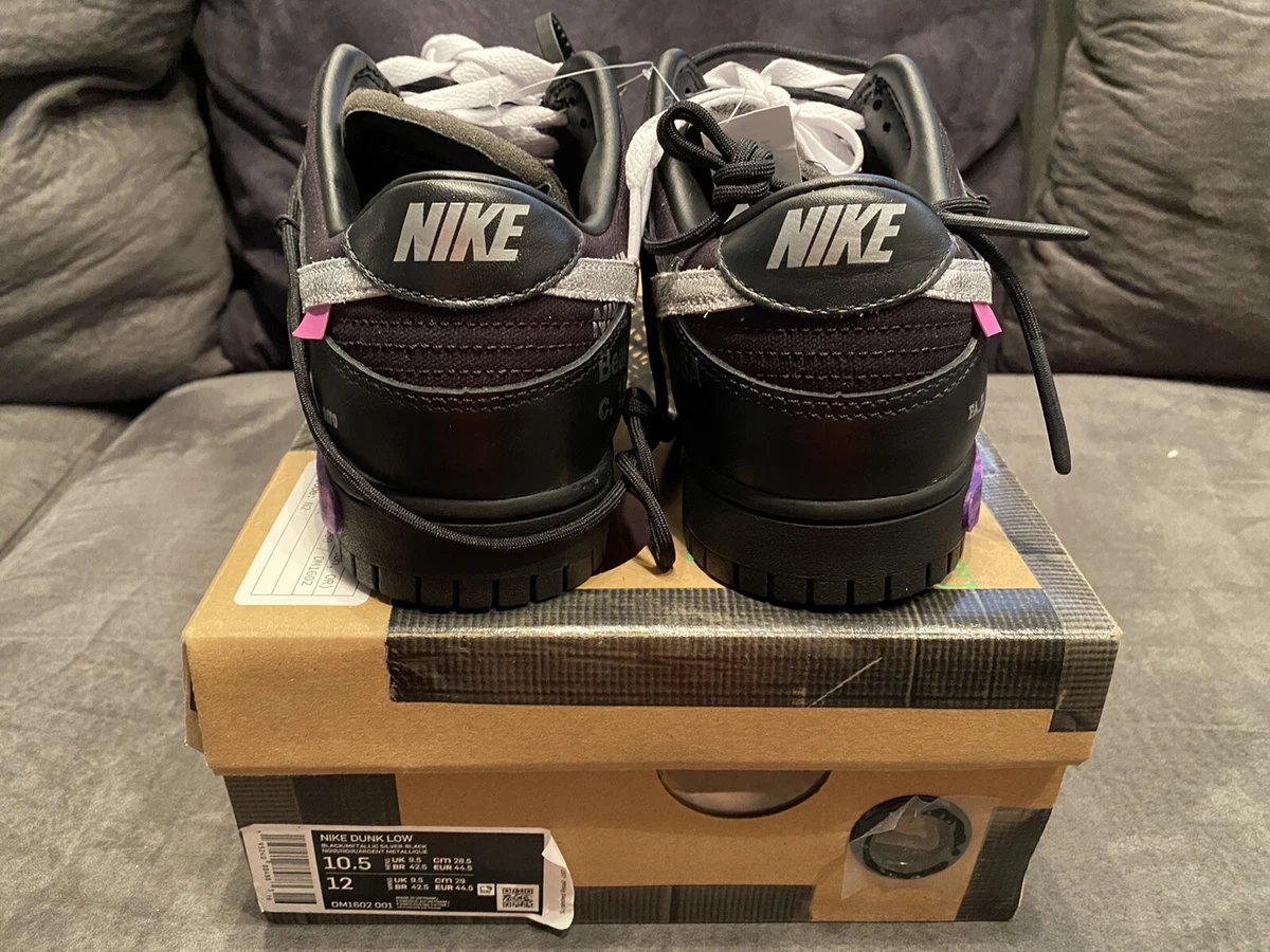 Nike Dunk Low Off White (Lot 50 of 50) Black US Size 10.5 ✓ | eBay