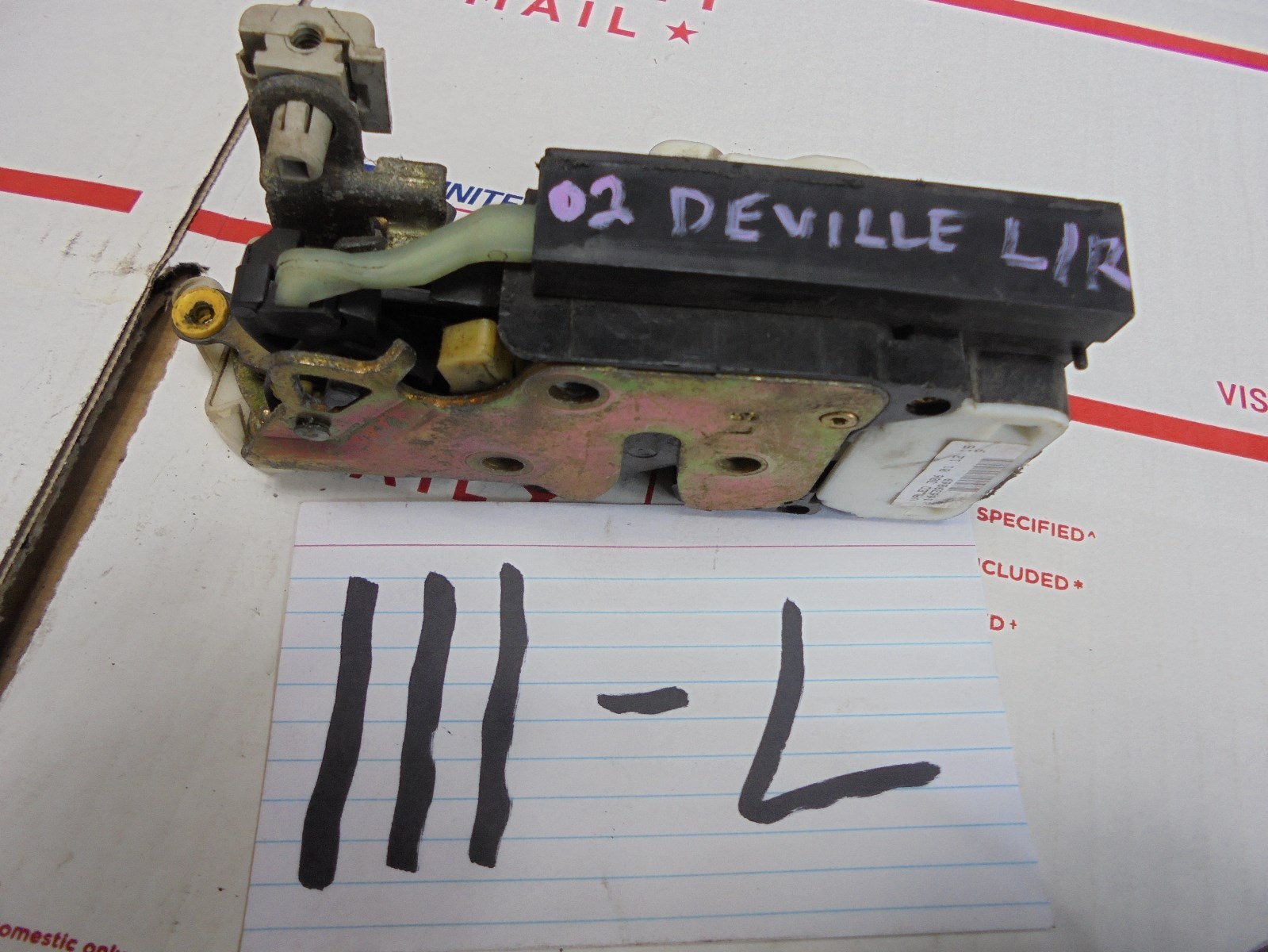 00 01 02 03 04 05 Deville Driver Rear Side Door Latch Power Lock Motor #111L