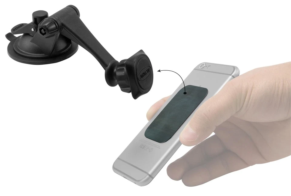 Arkon Magnetic Mount Magnet Car Cell Phone Holder for iPhone 6 Plus 6 5S 5C 4S - Image 2 of 4