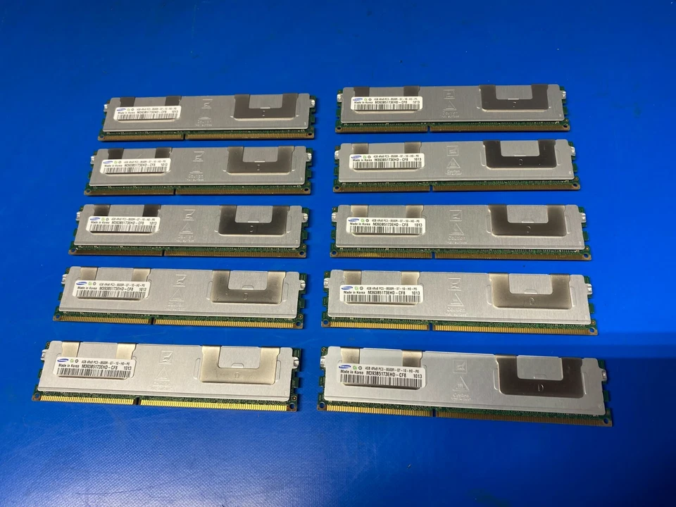 Job lot 10x Samsung M393B5173EHD-CF8 (10x4GB) PC3-8500R DDR3 Memory  - Image 4 of 4