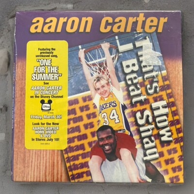 Aaron Carter - That's How I Beat Shaq & One For The Summer CD Single New Sealed