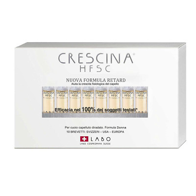 Labo Crescina Ri-Crescita Hfsc Retard 500 Women Hair Loss 20 Ampoules