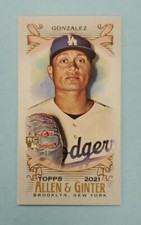 2021 Topps Allen Ginter Victor Gonzalez Brooklyn Back Mini Rookie #171 Card /25