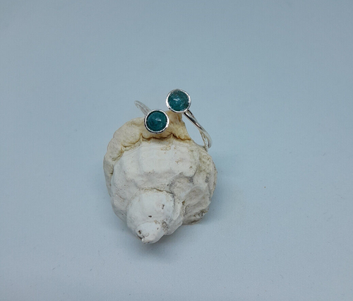 Bague Réglable En Argent 925 Avec Citrine Et Quartz Rutilé - Création Artisanale Française