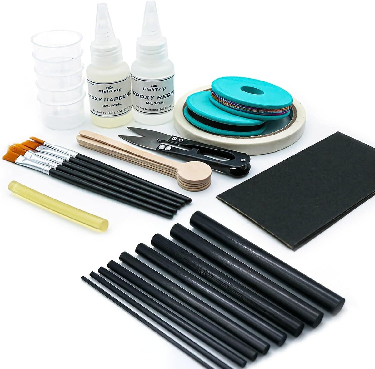 carbon fishing pole repair kit OJYDOIIIY Rod Complete, Easy&Quick Approach to Repair Broken Fishing with Epoxy Glue : Sports & Outdoors This kit contains three of the most widely used rod tip sizes as well as a tube of Hot Melt Glue Rod Wrapping Fishing Pole Making