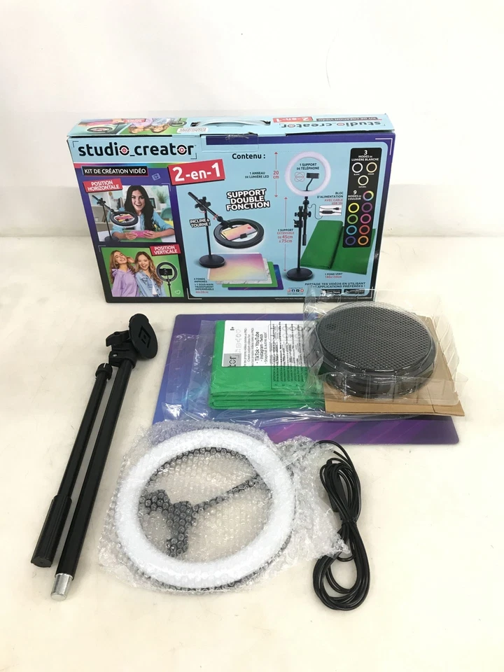 Canal Toys Creator-Studio 2-in-1 Videoleuchte mit mehrfarbigem LED-Ring