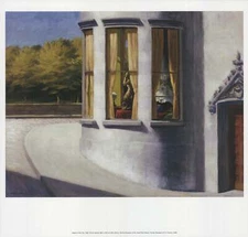 EDWARD HOPPER August in the City 17" x 17.75" Offset Lithograph 2009 Realism