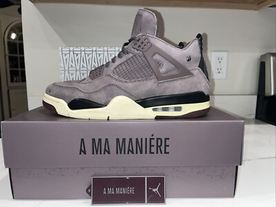 Size 10.5 - Jordan 4 Retro x A Ma Maniere Mid Violet Ore