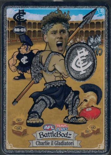 2020 AFL TEAMCOACH GLITTER FOOTY BATTLEBODZ; Individual Card Sale. - Bild 4 von 14