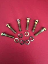 1955-02 Chevy SBC Transmission Bell Housing to Engine Block Bolts (6) Grade 8