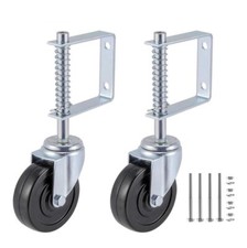 Spring Loaded Gate Caster 4 Heavy Duty Gate Caster Wheel with Spring LoadedU...