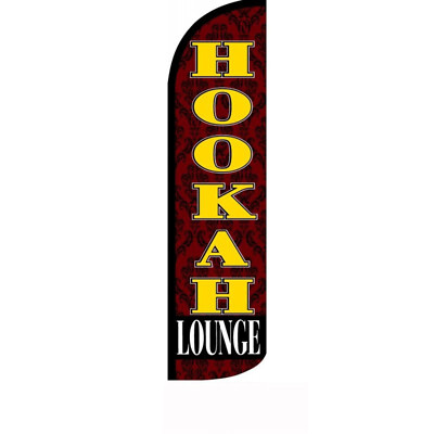 Hooka 2 1/2 ft X 11 1/2 ft Windless Swooper Flag