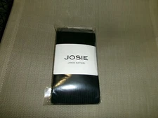 JOSIE NATORI - 2 PAIR CONTROL TOP OPAQUE TIGHTS - BLACK - SIZE M/L - BRAND NEW!!