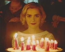 Kiernan Shipka Chilling Adventures Sabrina Autographed Signed 8x10 Photo COA E3