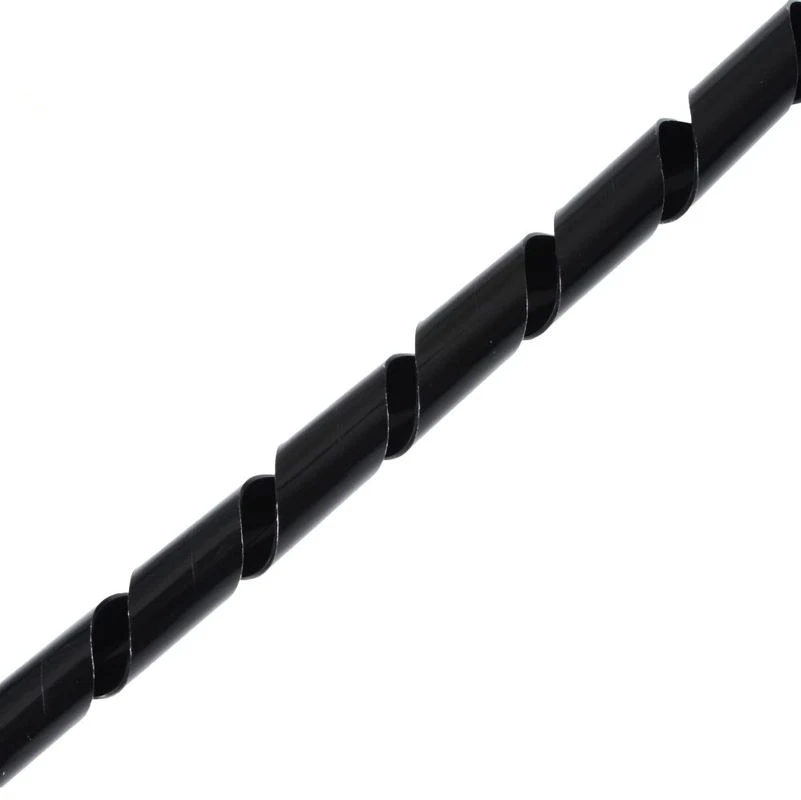 Kabelspirale Spiralband Schutzschlauch Kabelkanal & Clip Flexibel | 2m Länge