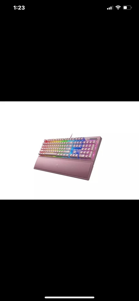 Razer BlackWidow V3 Mechanical Gaming Keyboard: Pink! - Image 3 of 4