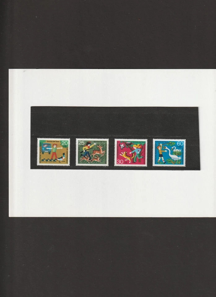BRD- Mi. Nr. 711 - 714 " Jugend - Tierschutz " Postfrisch  X6X - Bild 1 von 1