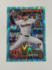 2024 Topps Chrome Update Cade Smith RC USC188 Aqua RayWave Refractor #/199