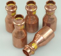 5X Viega Profipress Gas ReduzierstÜCk 28 Mm X 15 Mm Pressfittinge Fitting 346584