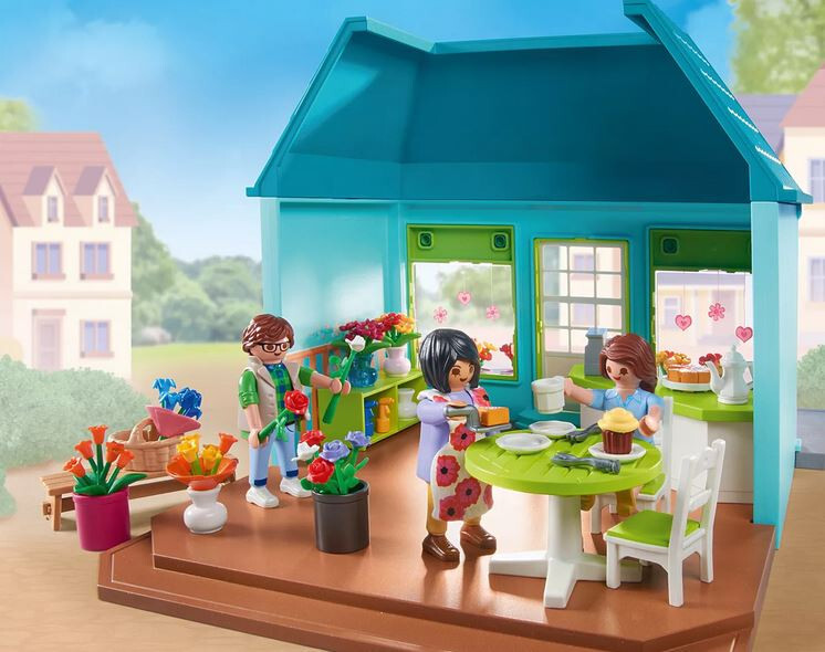 playmobil プレイモービル　71807 フラワーショップ　花屋さん Playmobil Promo Pack Set 71807 Flower Shop with Flowers and Plants