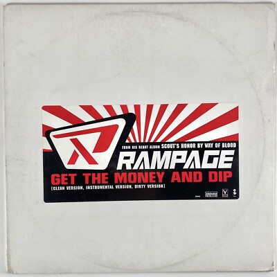 Rampage We Getz Down Get The Money And Dip 12'' 1997 Elektra Records Vinyl Single