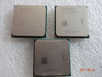 3x AMD Opteron 1385 2.7GHz Quad-Core AM3 OS1385WGK4DGI CPU Processor #TQ1251