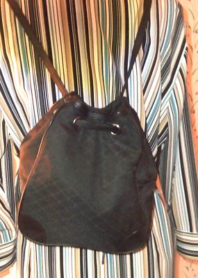 Etienne Aigner Signature Black Back Pack Bag | eBay display picture 3