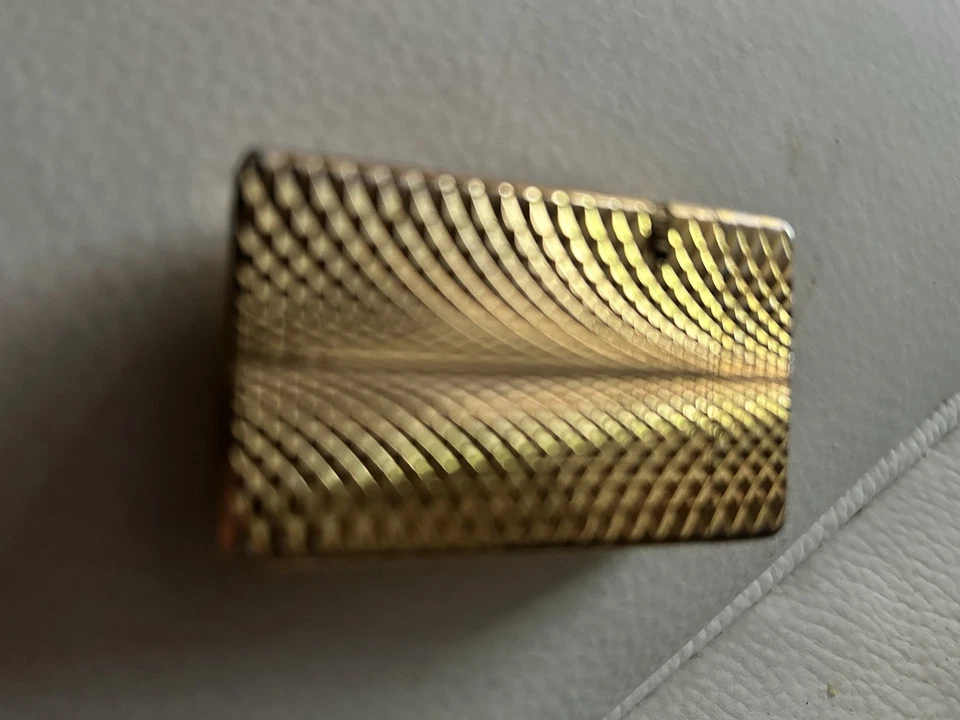 Encendedor de butano Win Vintage 7536/34 NOS Modelo 0012. Tono dorado muy pesado, en caja Foto 3 de 4