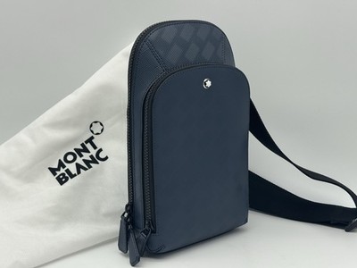 MONTBLANC EXTREME 3.0 BLUE LEATHER SLING BAG / BACKPACK NEW 100 