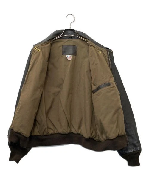 CAMEL vintage leather jacket Dark Brown - Image 3 of 4