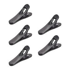5 Pieces Earphone Clips Wire Hold Rotate Black Earphone Cable Clothing Clip