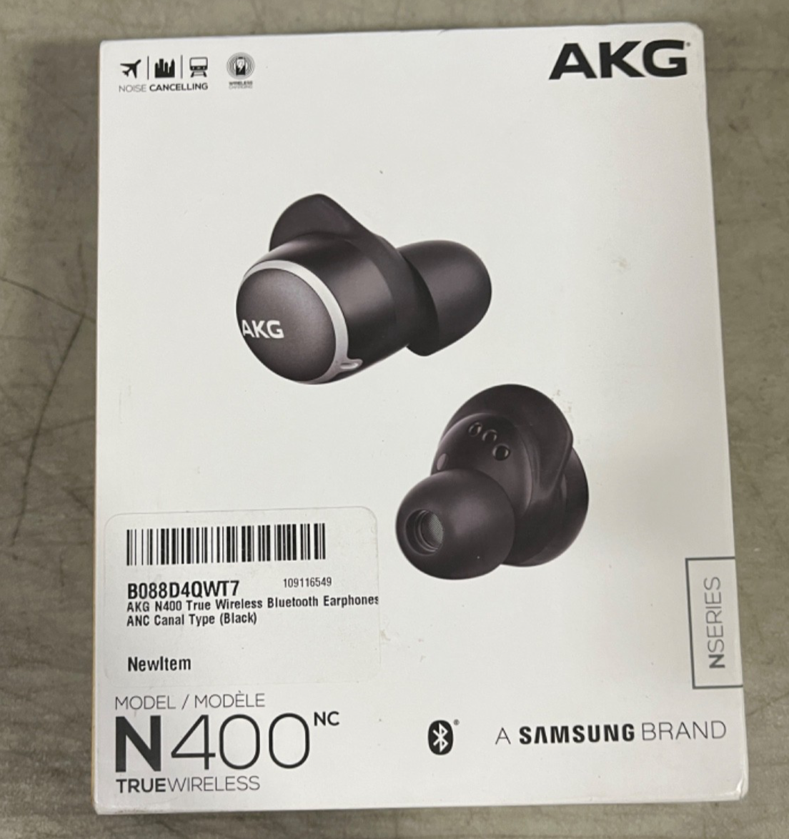 イヤホン AKG N400NC TWS AKG N400NC TWS True Wireless Bluetooth Noise-Cancelling Earbuds | eBay