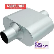Magnaflow Exhaust MAGR27426 Oval 13 in Long Steel Muffler Universal Performance